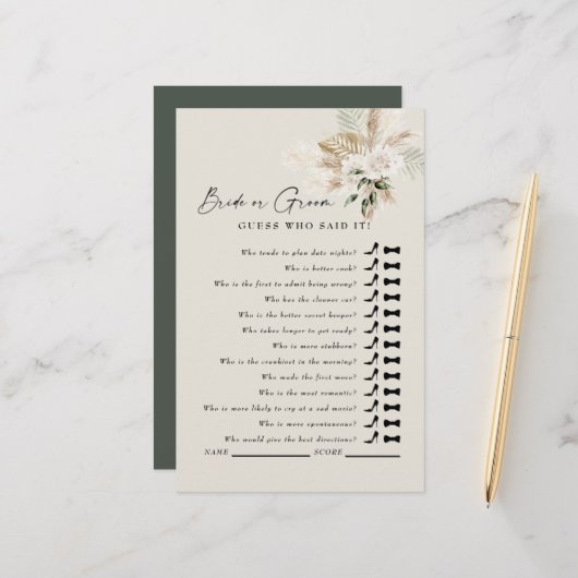 Raad eens wie het gezegd heeft? Vrijgezellenfeest  (Voorkant / Achterkant in situ)