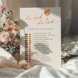 Raad eens wie het zei Aperol Spritz Vrijgezellenfe