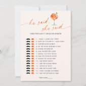 Raad eens wie het zei Aperol Spritz Vrijgezellenfe Kaart (Voorkant)