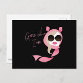 Raad eens wie ik ben: de witte lotus briefkaart (Voorkant / Achterkant)