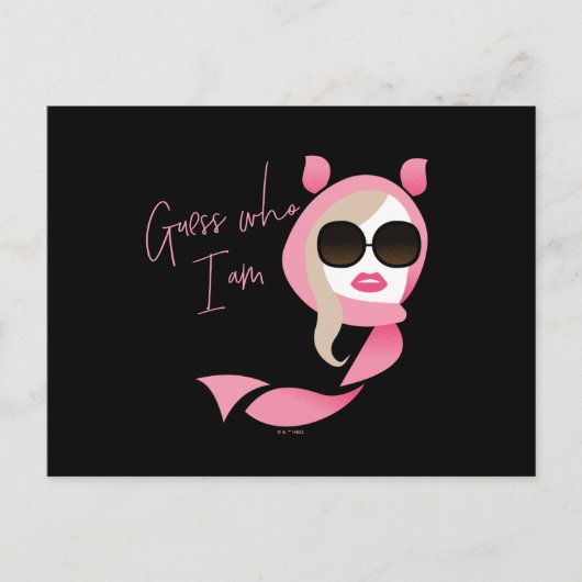 Raad eens wie ik ben: de witte lotus briefkaart (Voorkant)