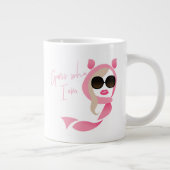 Raad eens wie ik ben: de witte lotus grote koffiekop (Rechts)