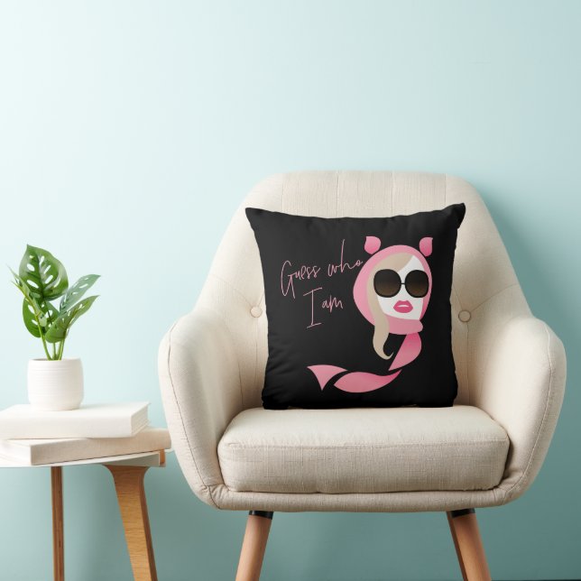 Raad eens wie ik ben: de witte lotus kussen (Stoel)