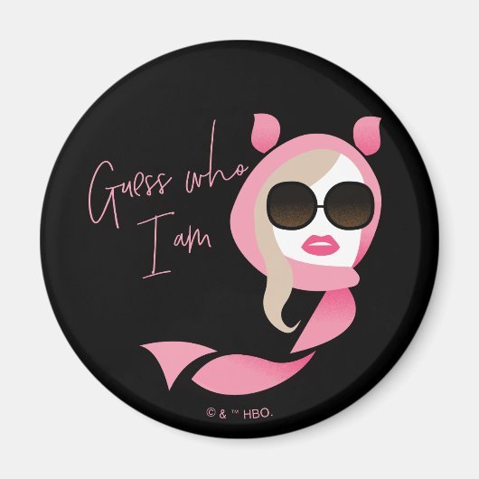 Raad eens wie ik ben: de witte lotus magneet (Voorkant)