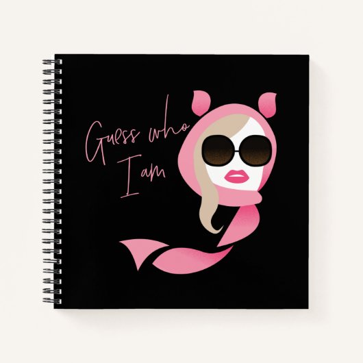 Raad eens wie ik ben: de witte lotus notitieboek (Voorkant)