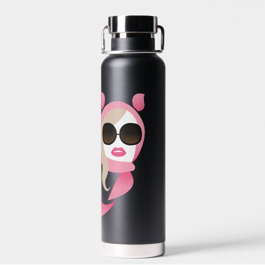 Raad eens wie ik ben: de witte lotus waterfles (Achterkant)