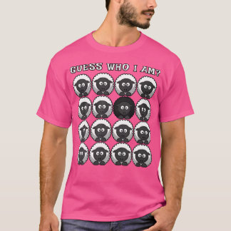 Raad eens wie ik ben schaap grappig Boerderij van  T-shirt