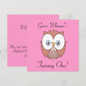 Raad eens, wie is er, één draaien? kaart (Voorkant / Achterkant)