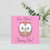 Raad eens, wie is er, één draaien? kaart (Staand voorkant)