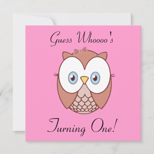 Raad eens, wie is er, één draaien? kaart (Voorkant)