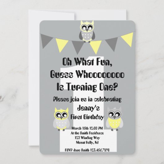 Raad eens wie is er een? kaart (Voorkant)