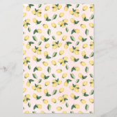 Raad eens wie Lemons Roze Vrijgezellenfeest Game K Flyer (Achterkant)