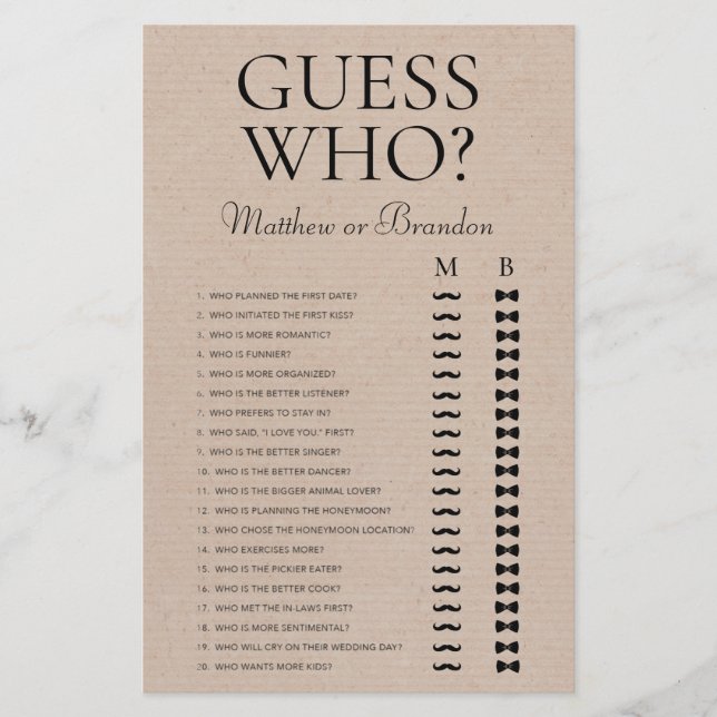 Raad eens wie LGBTQ Shower Game (Voorkant)