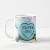 "Raad eens wie" Liefde hart zweet Mok (Links)