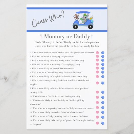 Raad eens wie mam papa olifant & aap golf (Voorkant)