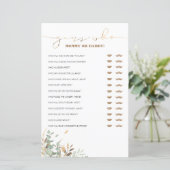 Raad eens wie mama of papa Baby shower Game (Staand voorkant)