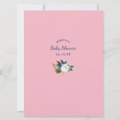 Raad eens wie mama of papa Baby shower Game Kaart (Achterkant)