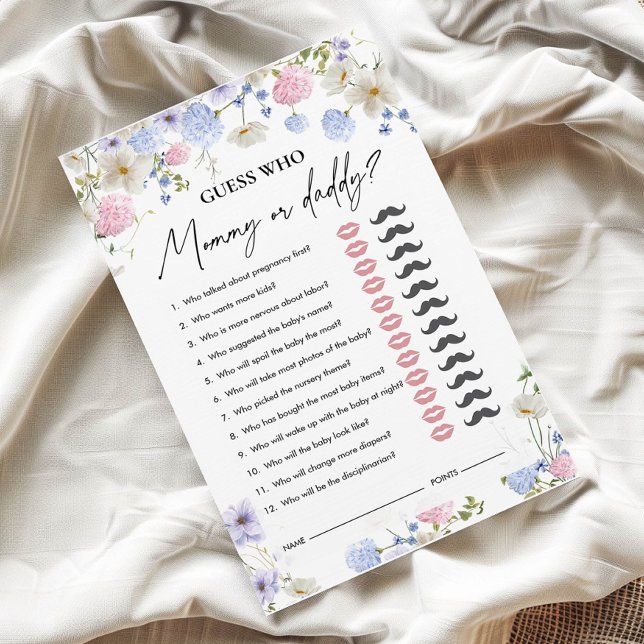 Raad eens wie | Mama of papa | Baby shower spel (Creator heeft geüpload)