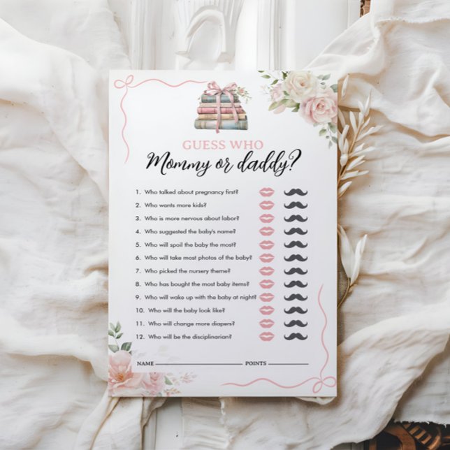 Raad eens wie | Mama of papa | Baby shower spel (Creator heeft geüpload)