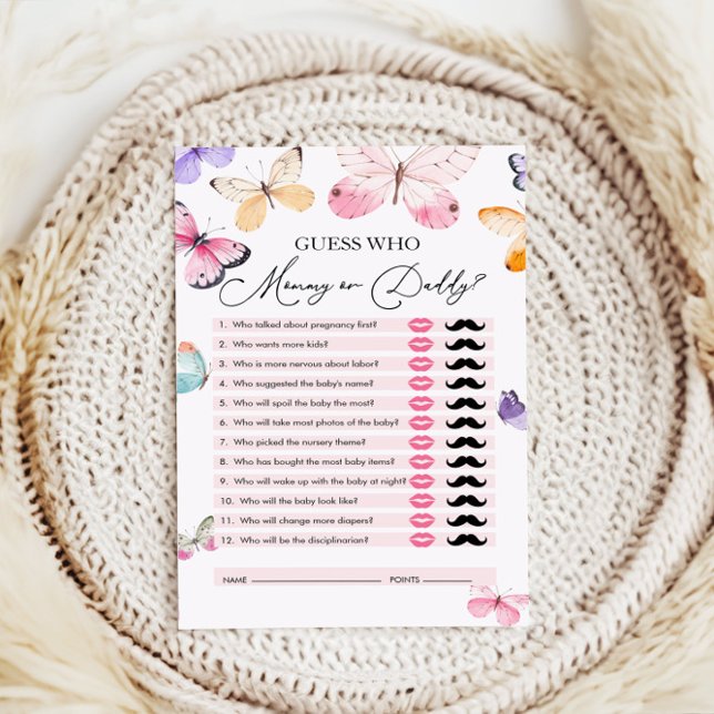 Raad eens wie, mama of papa, beren baby shower spe (Creator heeft geüpload)