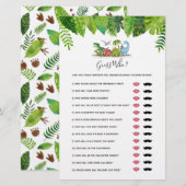 Raad eens wie mama of papa? Dinosaur Baby shower G (Voorkant / Achterkant)