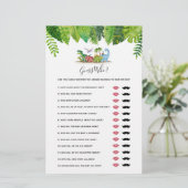 Raad eens wie mama of papa? Dinosaur Baby shower G (Staand voorkant)