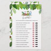 Raad eens wie mama of papa is? Dinosaur Baby Showe (Voorkant / Achterkant)