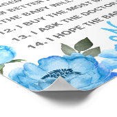 Raad eens wie mama of papa jongen olifant douche s poster (Hoek)