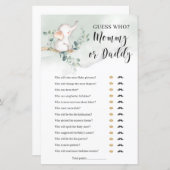 Raad eens wie mama of papa spel olifant boho is (Voorkant / Achterkant)