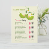 Raad eens wie mammie of pappie spel (Twins) (Staand voorkant)