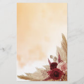 Raad eens wie Pampas Grass Game Card Flyer (Achterkant)