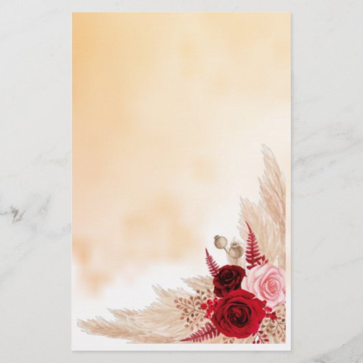 Raad eens wie Pampas Grass Game Card Flyer (Achterkant)