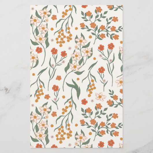 Raad eens wie retro wildflower Vrijgezellenfeest s (Achterkant)