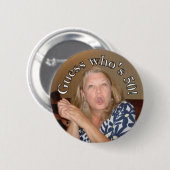 Raad eens wie ronde button 5,7 cm (Voorkant /achterkant)