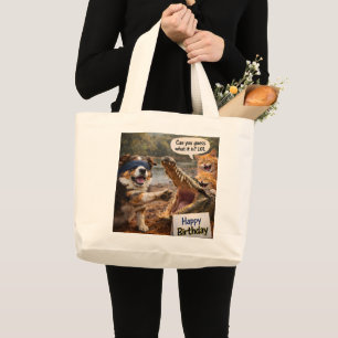 Raad eens wie verjaardag heeft, scheikundige? grote tote bag