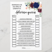 Raad eens wie vrijgezellenfeest engels spaans spel (Achterkant)