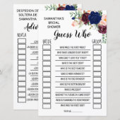 Raad eens wie vrijgezellenfeest engels spaans spel (Voorkant / Achterkant)