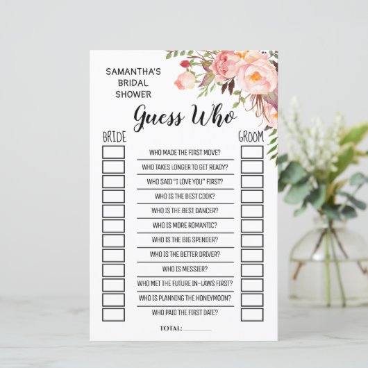 Raad eens wie vrijgezellenfeest engels spaans spel (Staand voorkant)