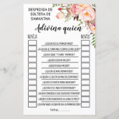 Raad eens wie vrijgezellenfeest engels spaans spel (Achterkant)