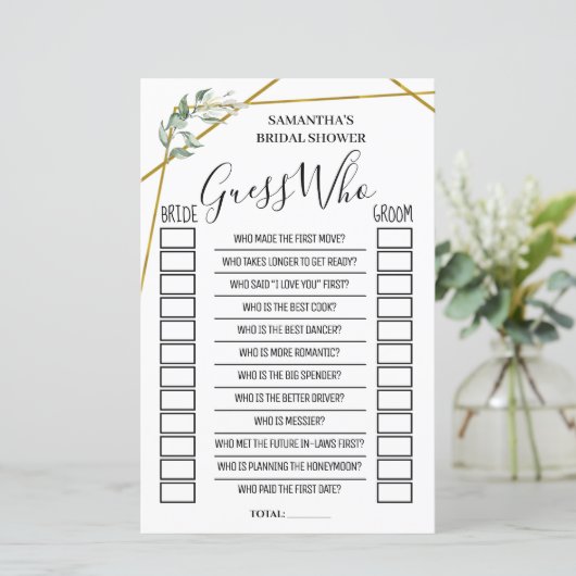 Raad eens wie vrijgezellenfeest engels spaans spel (Staand voorkant)