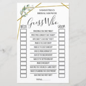 Raad eens wie vrijgezellenfeest engels spaans spel (Voorkant)