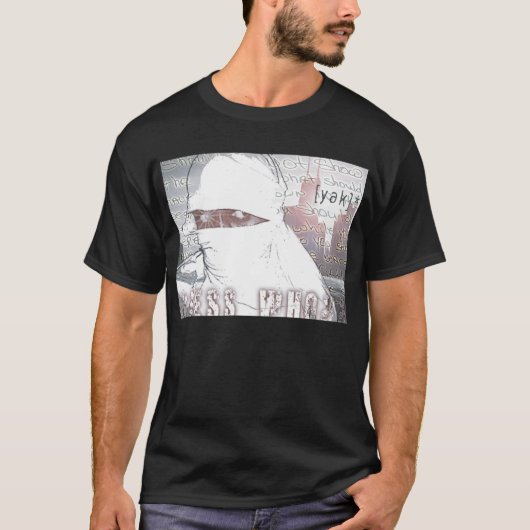 Raad eens wie zwarte t-shirt afdekt met een album (Voorkant)