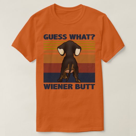 Raad eens Wiener kont T-shirt (Design voorkant)