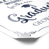 raad en welvaartsbord voor afgestudeerden foto afdruk (Hoek)