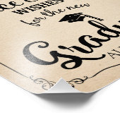 raad en welvaartsbord voor afgestudeerden foto afdruk (Hoek)