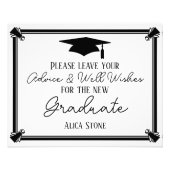 raad en welvaartsbord voor afgestudeerden foto afdruk (Voorkant)