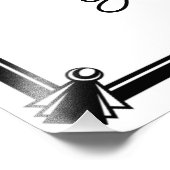 raad en welvaartsbord voor afgestudeerden foto afdruk (Hoek)