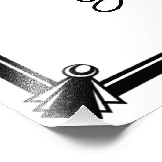 raad en welvaartsbord voor afgestudeerden foto afdruk (Hoek)