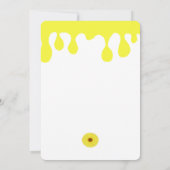 Raad het Baby Food | Baby shower Bee Game Kaart (Achterkant)