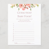 Raad het Baby voedsel | Briefpapier spel (Voorkant)